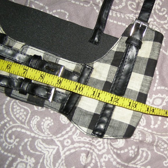 NWOT size SM Checkered Underbust Harness - Picture 15 of 16